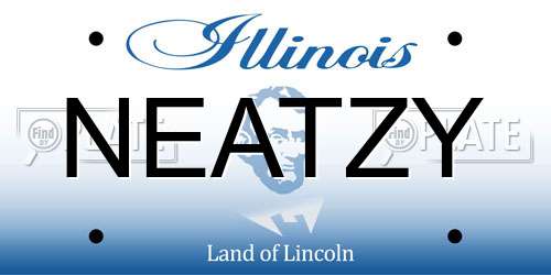 NEATZY Illinois License Plate
