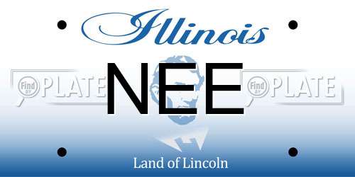 NEE Illinois License Plate
