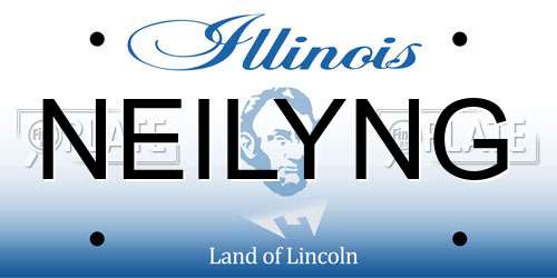 NEILYNG Illinois License Plate