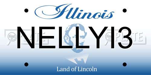NELLYI3 Illinois License Plate