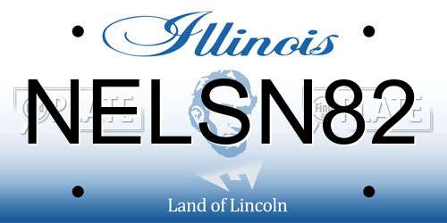 NELSN82 Illinois License Plate
