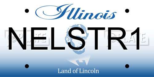 NELSTR1 Illinois License Plate