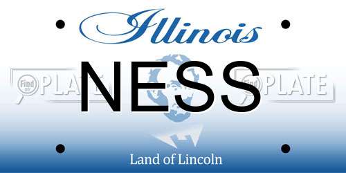 NESS Illinois License Plate