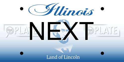 NEXT Illinois License Plate