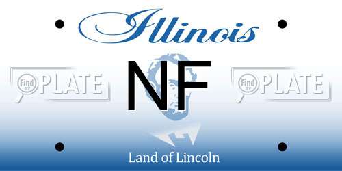 NF Illinois License Plate
