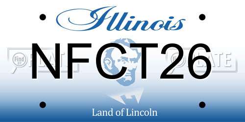 NFCT26 Illinois License Plate