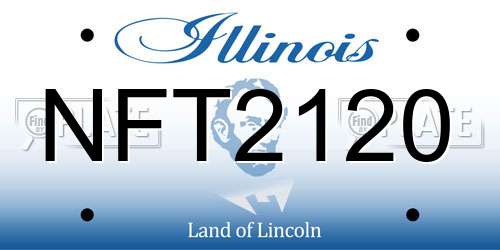 NFT2120 Illinois License Plate