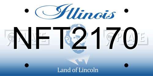 NFT2170 Illinois License Plate