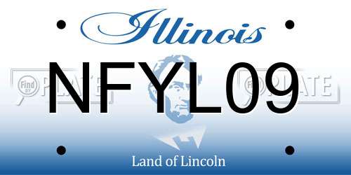 NFYL09 Illinois License Plate