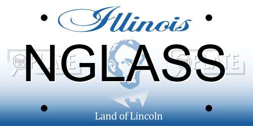 NGLASS Illinois License Plate