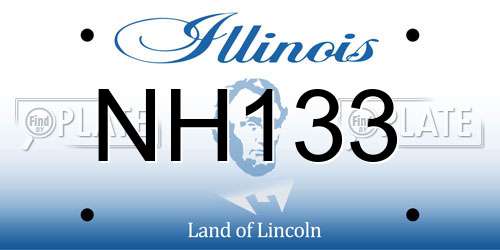NH133 Illinois License Plate