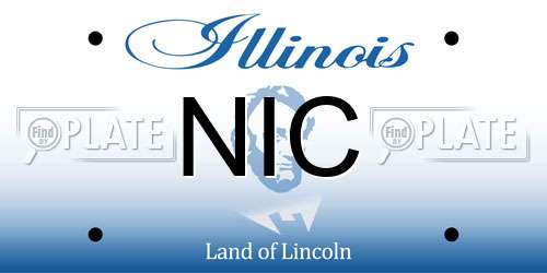 NIC Illinois License Plate
