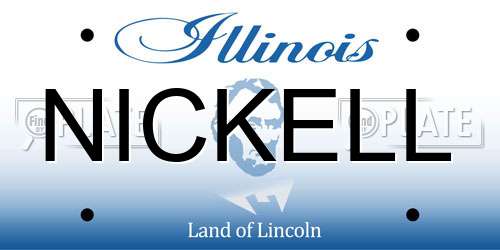 NICKELL Illinois License Plate