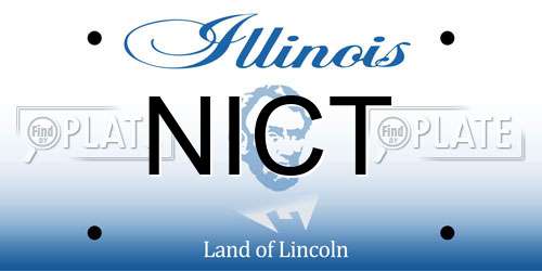 NICT Illinois License Plate