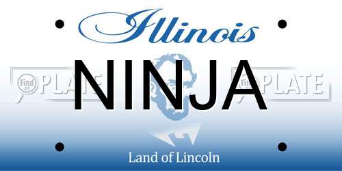 NINJA Illinois License Plate