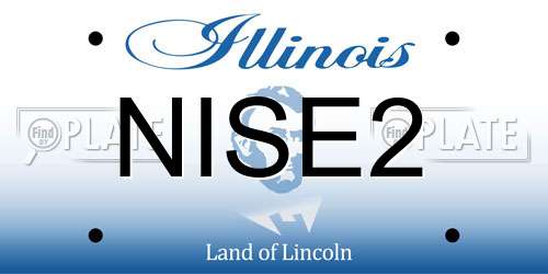 NISE2 Illinois License Plate