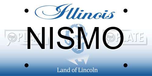 NISMO Illinois License Plate