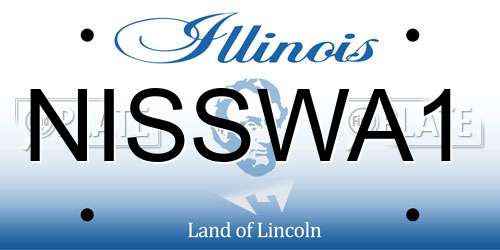 NISSWA1 Illinois License Plate