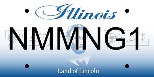 NMMNG1 Illinois License Plate