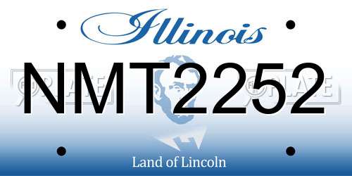 NMT2252 Illinois License Plate