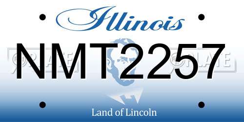 NMT2257 Illinois License Plate