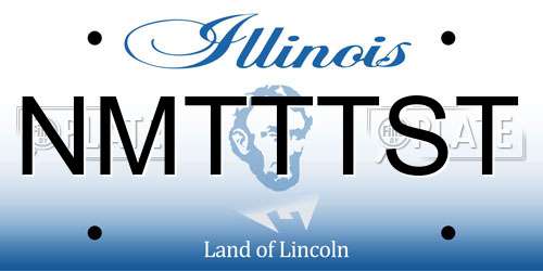 NMTTTST Illinois License Plate