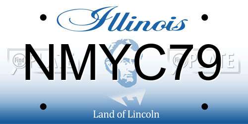 NMYC79 Illinois License Plate