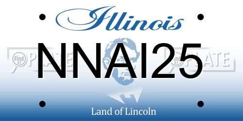 NNAI25 Illinois License Plate