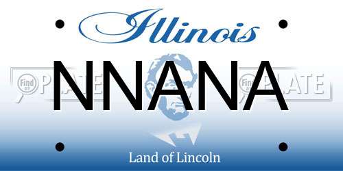 NNANA Illinois License Plate