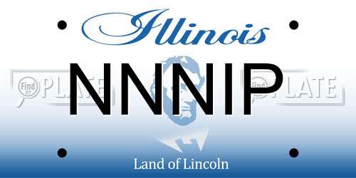 NNNIP Illinois License Plate