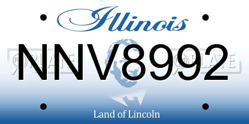 NNV8992 Illinois License Plate