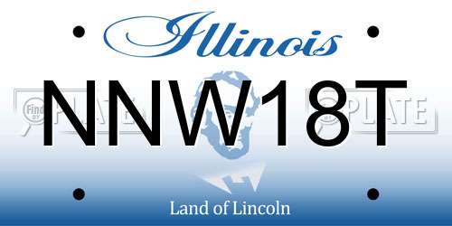 NNW18T Illinois License Plate