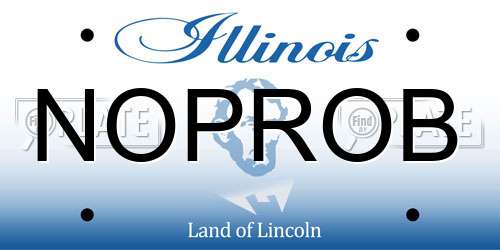NOPROB Illinois License Plate