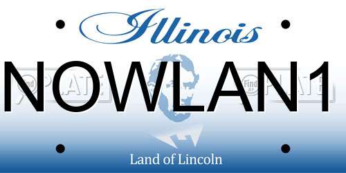 NOWLAN1 Illinois License Plate