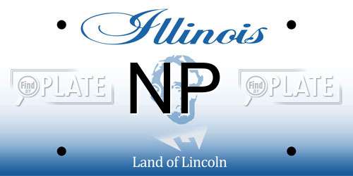 NP Illinois License Plate