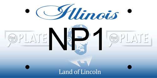 NP1 Illinois License Plate