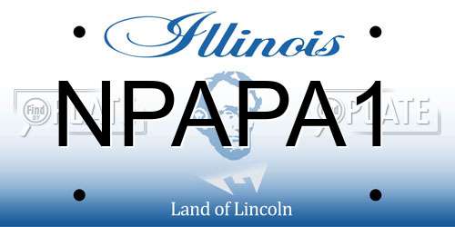 NPAPA1 Illinois License Plate