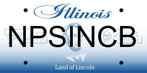 NPSINCB Illinois License Plate