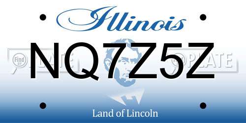 NQ7Z5Z Illinois License Plate