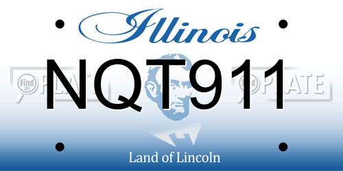 NQT911 Illinois License Plate