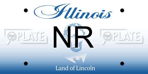 NR Illinois License Plate