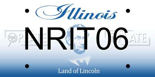 NRIT06 Illinois License Plate