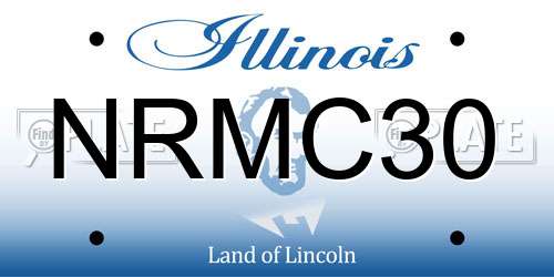 NRMC30 Illinois License Plate
