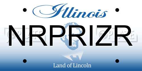 NRPRIZR Illinois License Plate