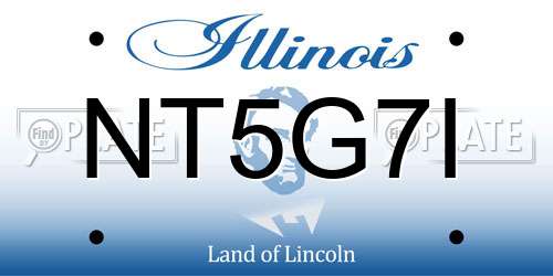 NT5G7I Illinois License Plate
