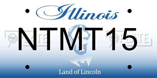 NTMT15 Illinois License Plate