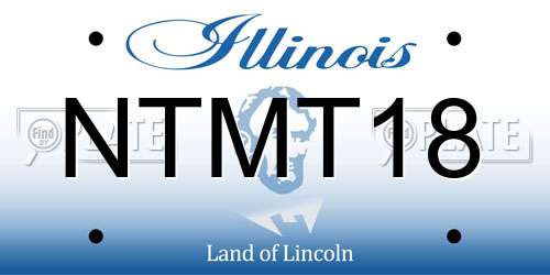 NTMT18 Illinois License Plate