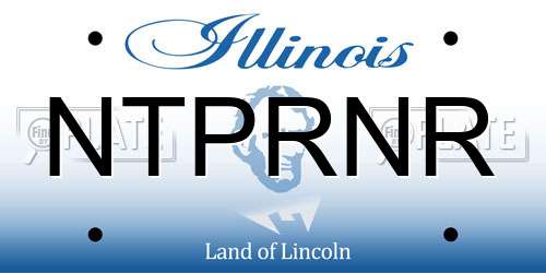 NTPRNR Illinois License Plate