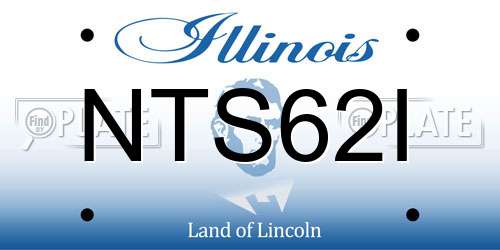 NTS62I Illinois License Plate