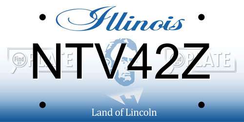 NTV42Z Illinois License Plate